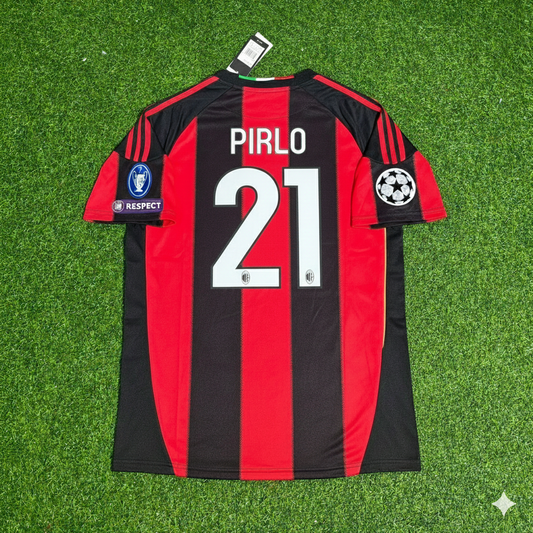 Andrea Pirlo 21 - Milan 2010/2011 Home Retro Jersey Trikot