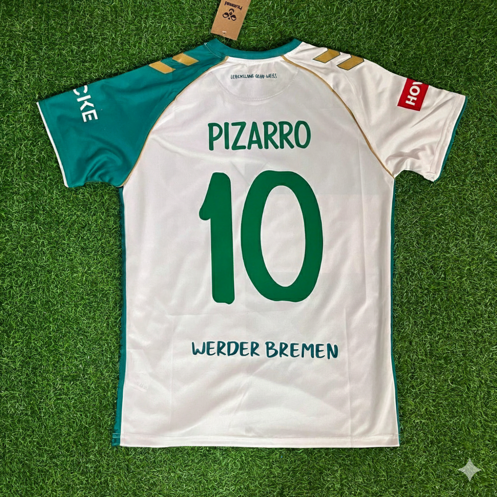 Claudio Pizarro Werder Bremen Anniversary Trikot Jersey Maillot Soccer Shirt