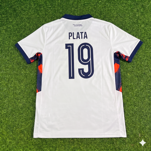 Gonzalo Plata #19 Ecuador 2026 World Cup White Football Jersey