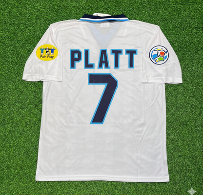 David Platt England EURO 1996 Retro Football Jersey