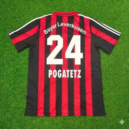 Emanuel Pogatetz Bayer 04 Leverkusen 2001-2002 Heimtrikot | Retro Kit | Trikot Soccer Shirt