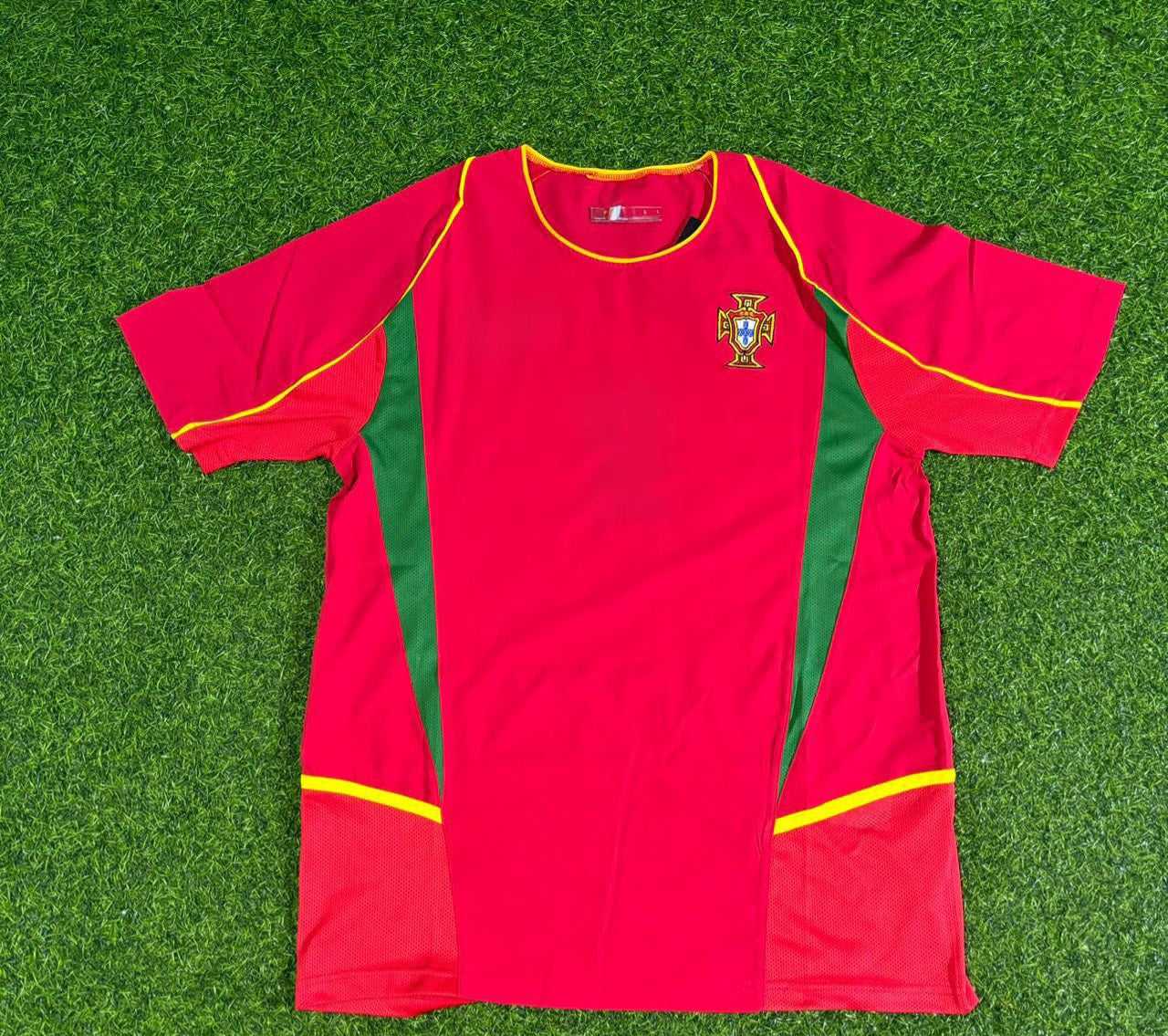 Portugal 2002 Retro Home Red Football Jersey