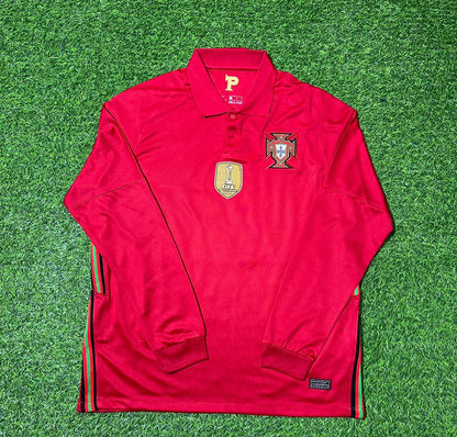 Portugal Euro 2020 Long Sleeve Football Jersey Kit