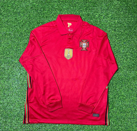 Portugal Euro 2020 Long Sleeve Football Jersey Kit