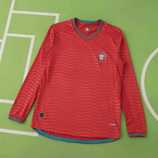 Portugal 2026 World Cup Home Long Sleeve Trikot Maillot Jersey