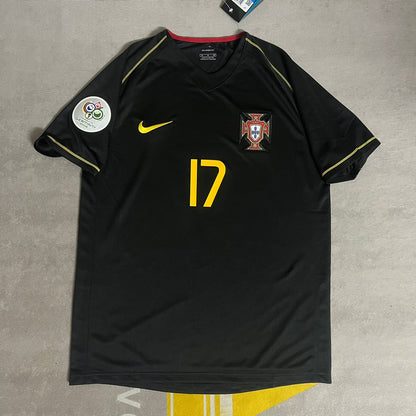 Cristiano Ronaldo #cr7 - Portugal 2006 World Cup Black Jersey Trikot