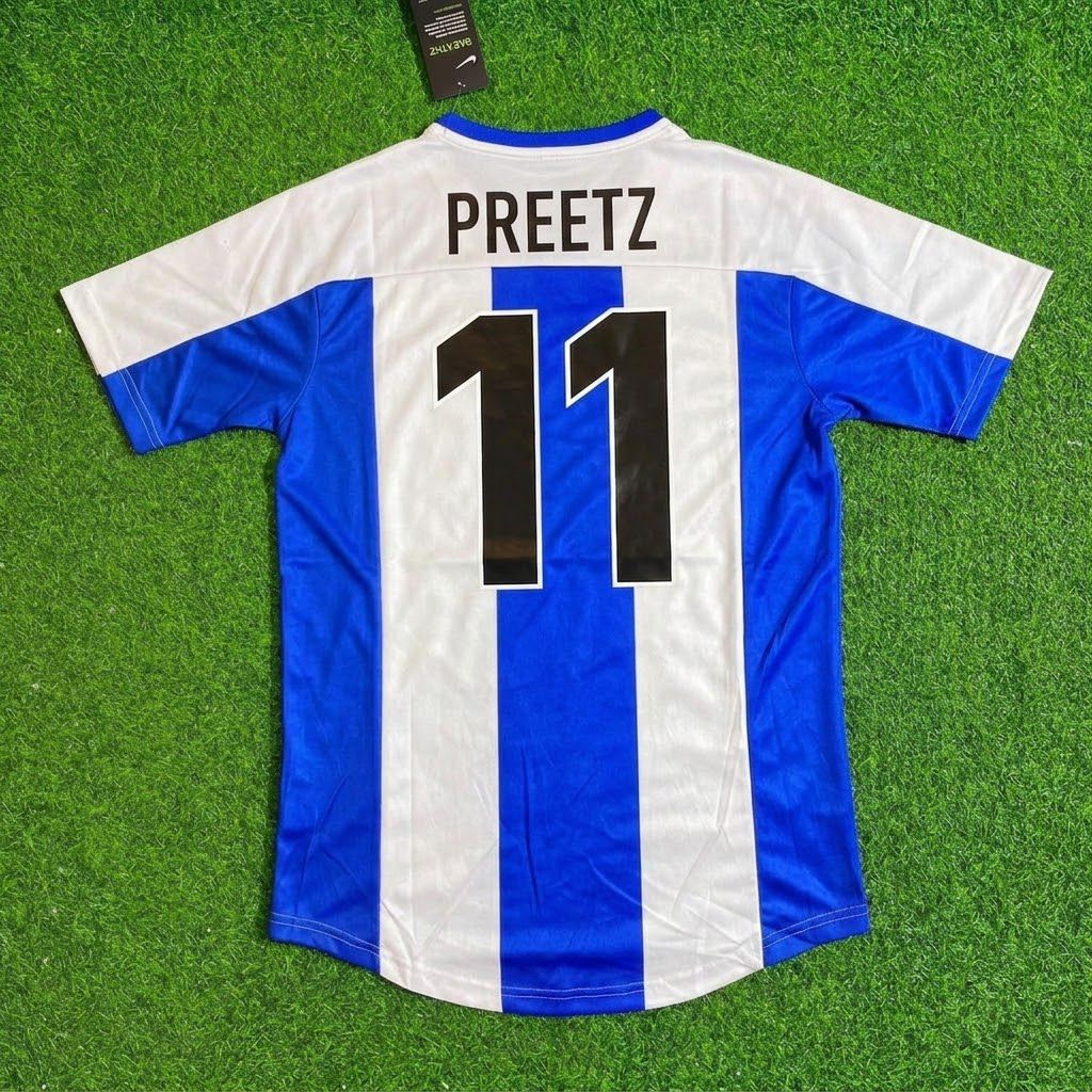 Michael Preetz Hertha Berlin 1999-2000 Retro Football Jersey Trikot Maillot Kit