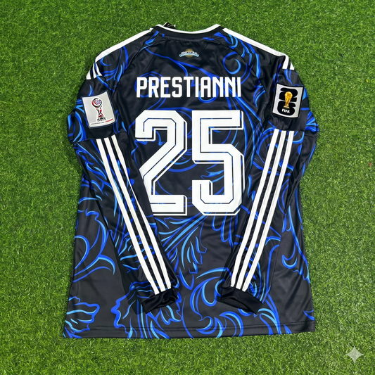 Gianluca Prestianni Argentina 2026 World Cup Long Sleeve Football Jersey