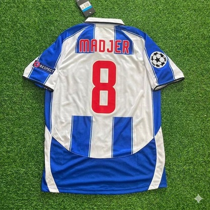 Rabah Madjer 8 - Retro-Fußballtrikot des FC Porto