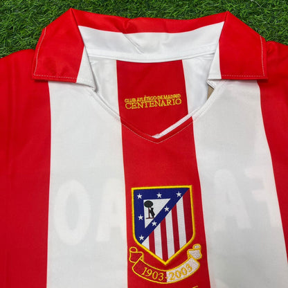 Radamel Falcao Atlético de Madrid Retro Football Jersey