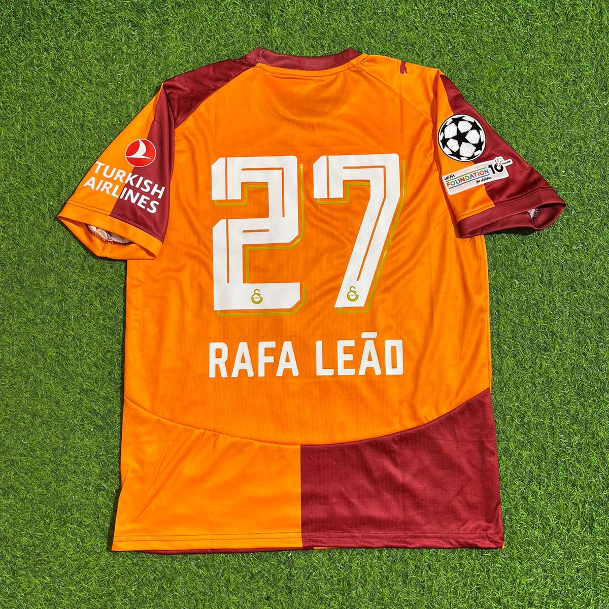 Rafa Leao #27 Galatasaray 2026-2027 Home Champions League Football Jersey