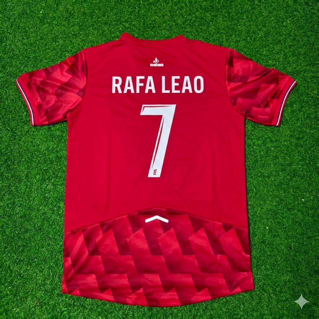 Rafael Leão #7 LOSC Lille Home Football Retro Jersey