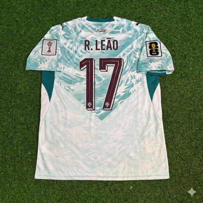 Rafael Leao Portugal 2026 World Cup White Away Football Jersey