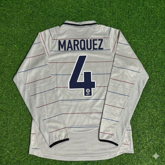 Rafael Márquez #4 Barcelona 2003 2004 Away Long Sleeve Retro Football Jersey Kit