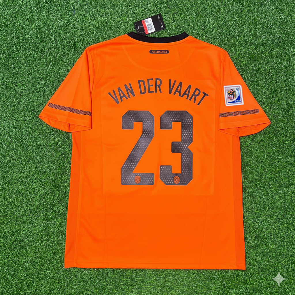 Rafael van der Vaart Netherlands 2010 World Cup Final Football Jersey Kit