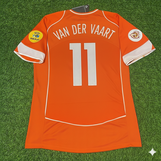 Rafael Van der Vaart Netherlands EURO 2004 Home Retro Jersey Trikot