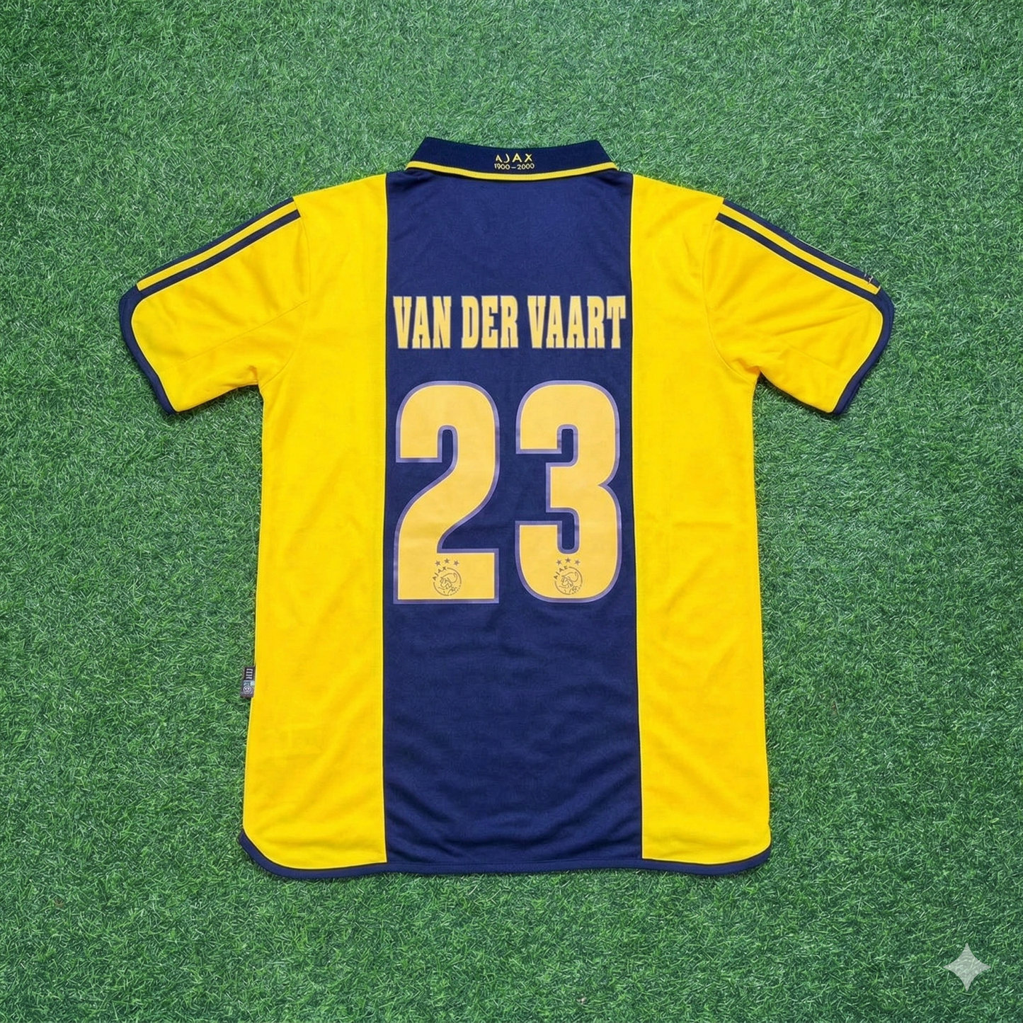 Rafel van der Vaart Ajax 2000/2001 Retro Yellow Football Jersey