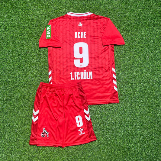 Ragnar Ache #9 1. FC Köln Home Trikot 2025-2026 Saison-Jersey