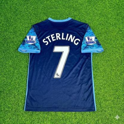 Raheem Sterling 7- Manchester City 2016 2017 Season Retro Jersey Maillot Trikot Maglia