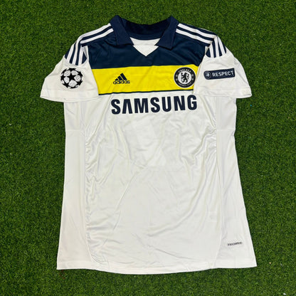 Ramires #7 Chelsea 2011 2012 Champions League White Yellow Retro Jersey Trikot