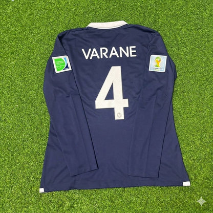 Raphael Varane #4 France 2014 World Cup Long Sleeve Football Jersey