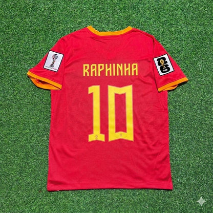 Raphinha 10# Brésil Coupe du Monde 2026 Maillot Rouge