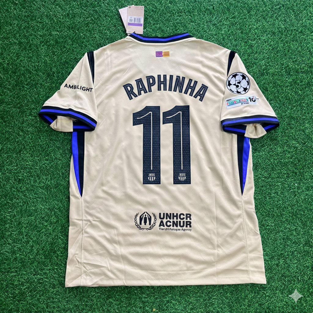 Raphinha Barcelona 2025/2026 Season Kit Jersey Trikot Maillot