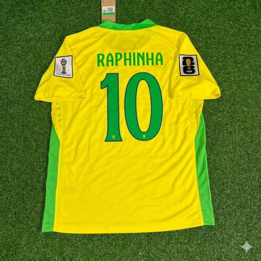 Raphinha Brazil 2026 World Cup New Season Football Jersey