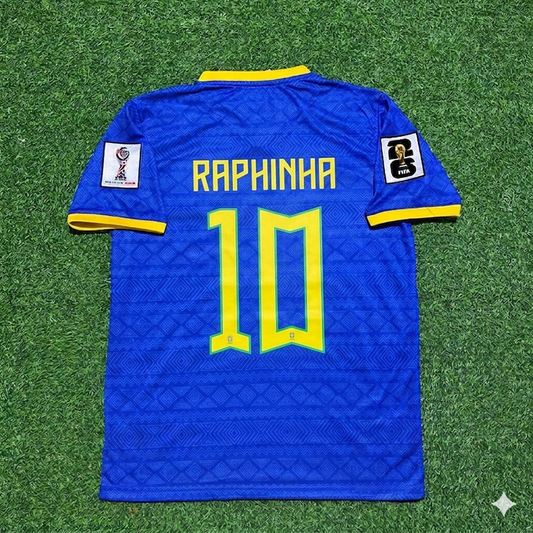 Raphinha #10 - Brazil 2026 World Cup Blue New Season Football Jersey