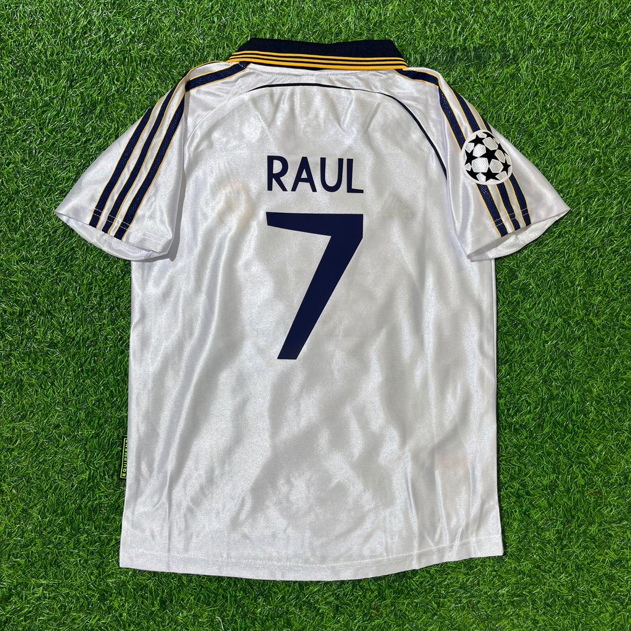 Raúl González Real 1998/2000 Retro Football Jersey
