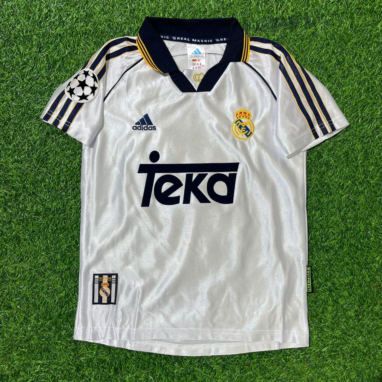 Raúl González Real 1998/2000 Retro Football Jersey
