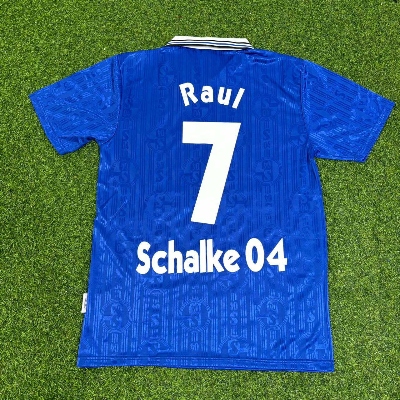 Raul Gonzalez Schalke 04 Heim Retro Fußballtrikot
