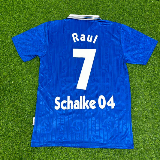Raul Gonzalez Schalke 04 Heim Retro Fußballtrikot