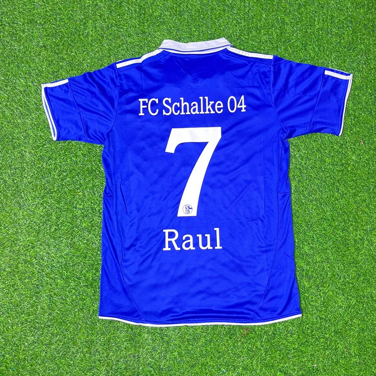 Schalke 04 Raul Gonzalez Maillot de football rétro Trikot Maillot de football