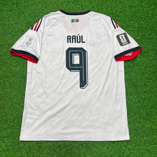 Raúl Jimenez Mexico 2026 World Cup Home White Football Jersey