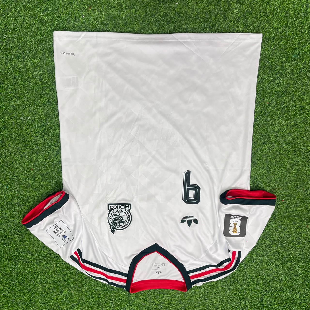 Raúl Jimenez Mexiko 2026 WM Heimtrikot Weiß