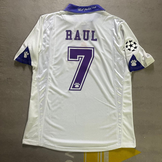 Raul Gonzales Real Madrid 1998 Retro Jersey Trikot Maillot Camiseta