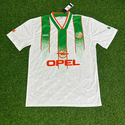 Ray Houghton Ireland 1994 Season Away Retro Football Jersey Kit