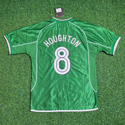Ray Houghton Ireland Retro Green Football Jersey