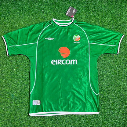 Ray Houghton Ireland Retro Green Football Jersey