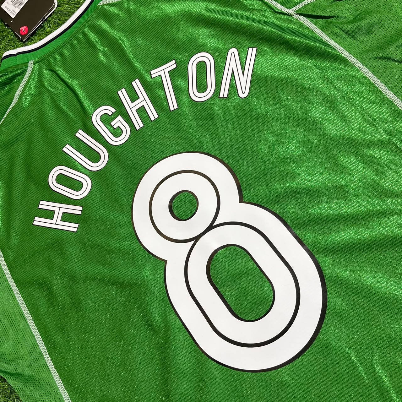 Ray Houghton Ireland Retro Green Football Jersey