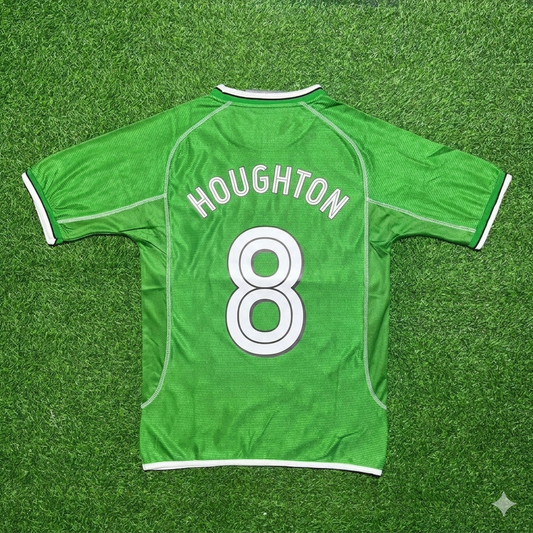 Ray Houghton Ireland Retro Green Football Jersey