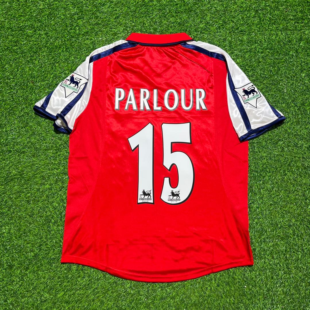 Ray Parlour #15 Arsenal 1999-2002 Red White Retro Jersey Trikot Maglia Camiseta Soccer Shirt