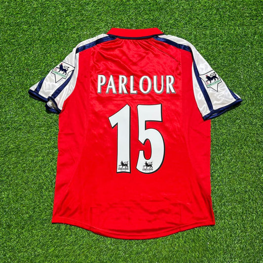 Ray Parlour #15 Arsenal 1999-2002 Red White Retro Jersey Trikot Maglia Camiseta Soccer Shirt