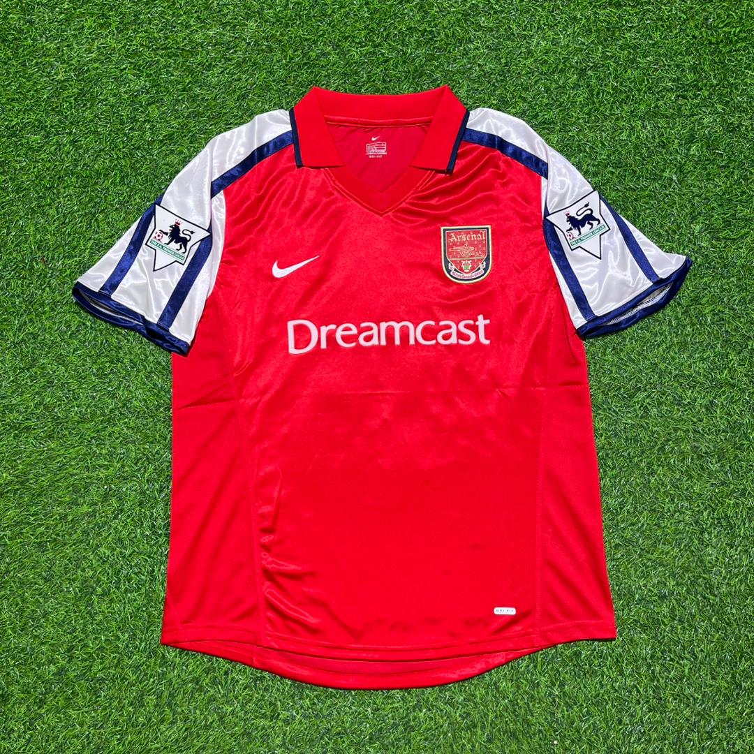 Ray Parlour #15 Arsenal 1999-2002 Red White Retro Jersey Trikot Maglia Camiseta Soccer Shirt