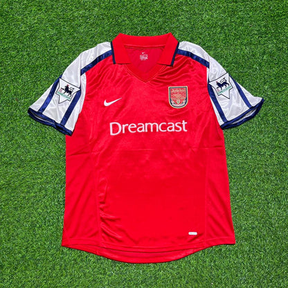 Ray Parlour #15 Arsenal 1999-2002 Red White Retro Jersey Trikot Maglia Camiseta Soccer Shirt