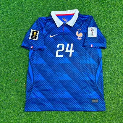Rayan Cherki 24-France Home 2026 World Cup Blue Football Jersey