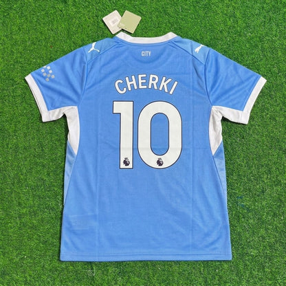 Rayan Cherki Manchester City 2026-27 Home New Season Jersey Trikot Maillot Soccer Shirt