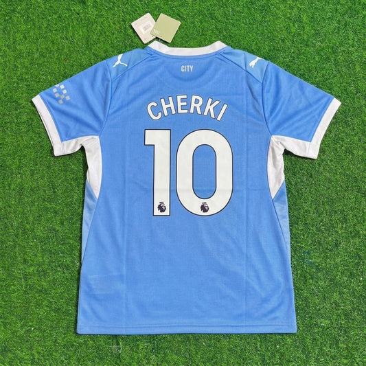 Rayan Cherki Manchester City 2026-27 Home New Season Jersey Trikot Maillot Soccer Shirt