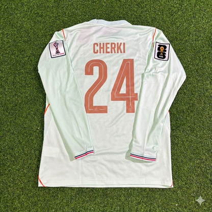 Rayan Cherki #24 France 2026 World Cup Away Long Sleeve Jersey